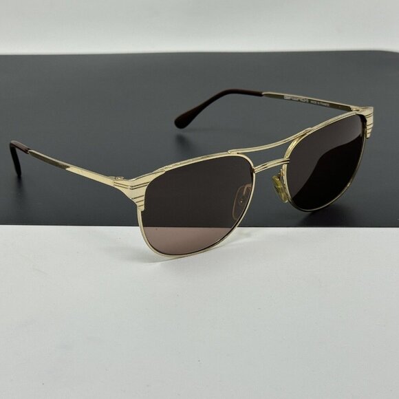 Vintage Girard 3530 Gold Pilot Metal Sunglasses France main image 4